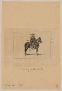 Traveling on horseback LCCN2009630092