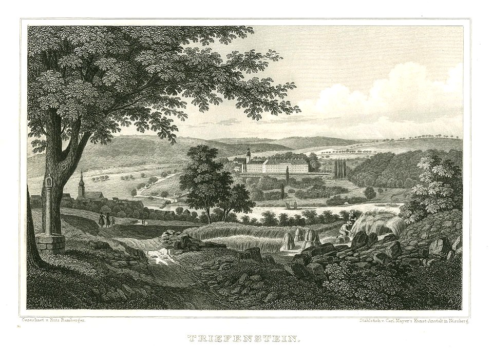 Triefenstein 2 Stahlstich 1847