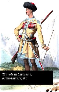 Travels in Circassia, Krim-tartary, &c. Cover. Free illustration for personal and commercial use.