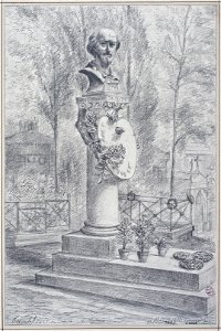 Trimolet - Père-Lachaise - Grave of Charles François Daubigny