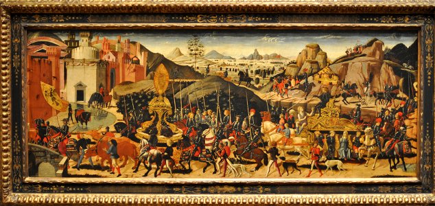 Triumph of Camillus, Biagio d'Antonio, National Gallery of Art. Free illustration for personal and commercial use.