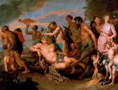Triumph of Bacchus, by Michaelina Woutiers. Free illustration for personal and commercial use.