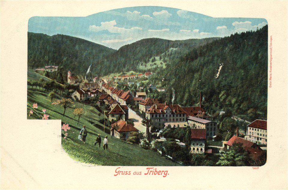 Triberg, Baden-Württemberg - Stadtansicht (2) (Zeno Ansichtskarten)