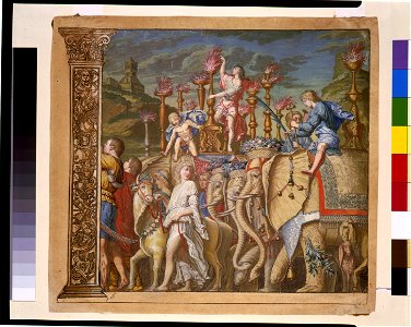 Triumph(us) Caesaris (The triumph of Julius Caesar), plate 5 LCCN93516242