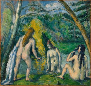Trois baigneuses, par Paul Cézanne, Musée du Petit Palais