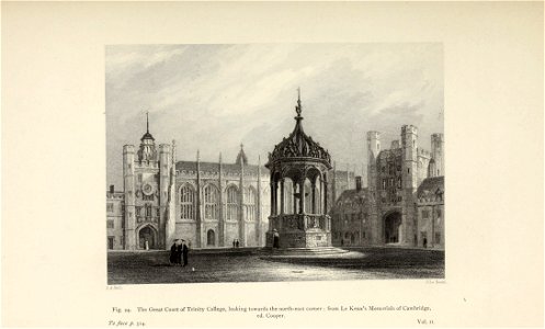 Trinity College Great Court Willis 1886