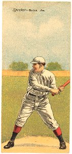 Tris Speaker-Earl Gardner, Boston Red Sox, baseball card portrait LCCN2007683878