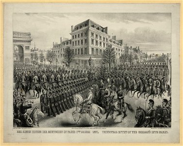 Triumphal entry of the Germans into Paris LCCN2003674304