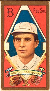 Tris Speaker, Boston Red Sox, baseball card portrait LCCN2008677364
