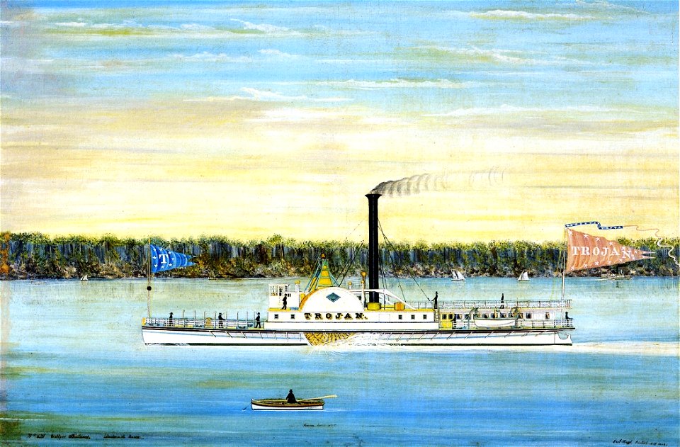 Trojan (steamboat 1845) by Bard Bros