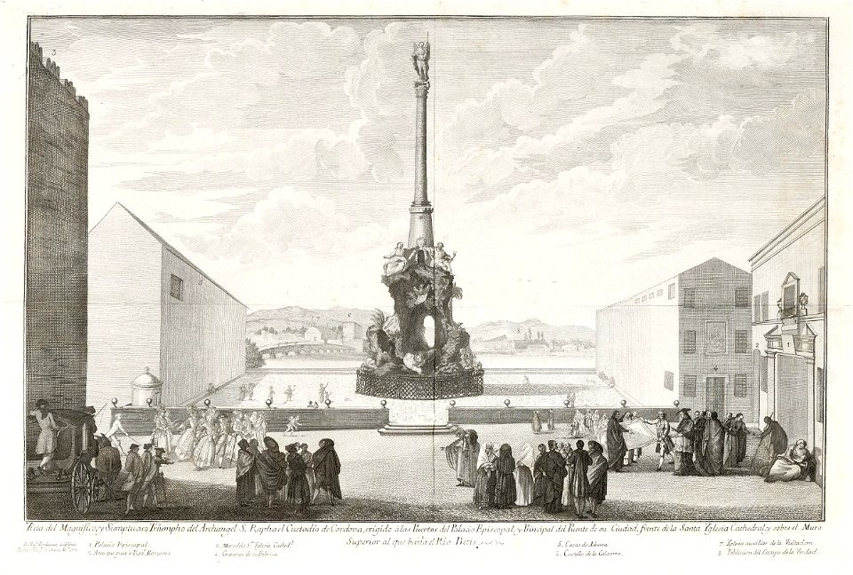 Triunfo de San Rafael junto al río Guadalquivir - Bartolomé Vázquez & Miguel de Verdiguier