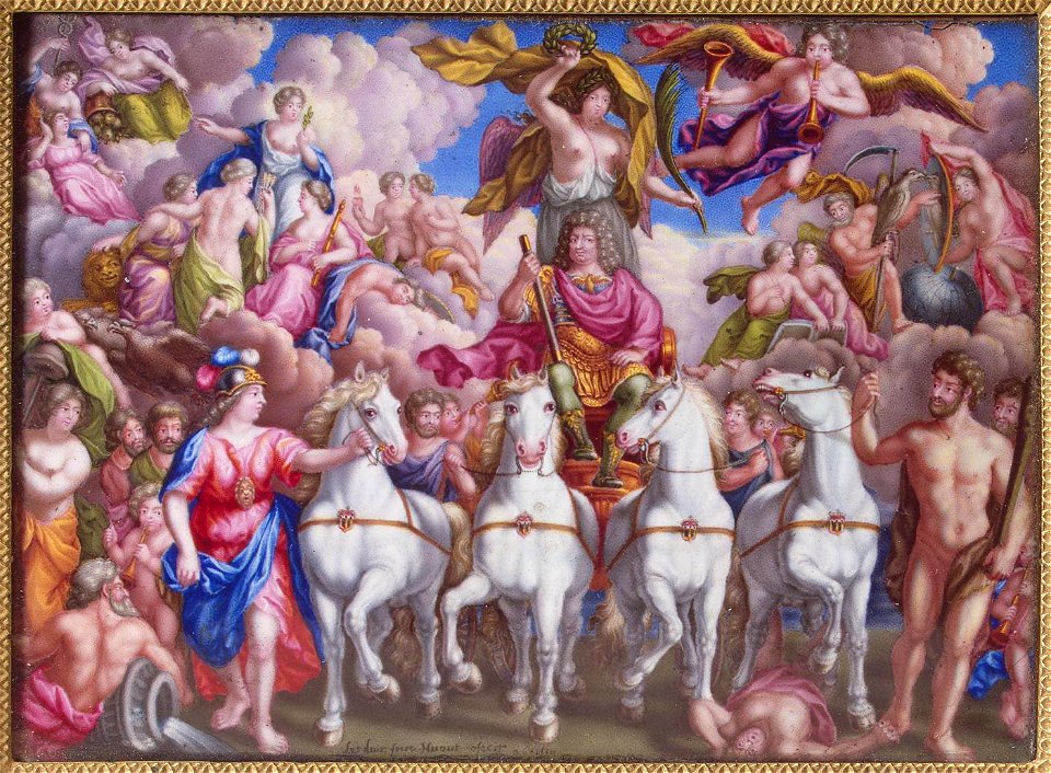 Triumph of Frederick William of Brandenburg by J.P. Huaut (1690, Hermitage)