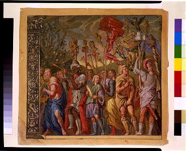 Triumph(us) Caesaris (The triumph of Julius Caesar), plate 8 LCCN93516620