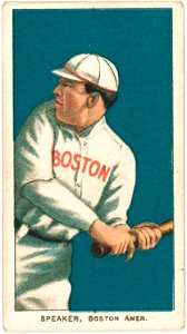 Tris Speaker, Boston Red Sox, baseball card portrait LCCN2008676432