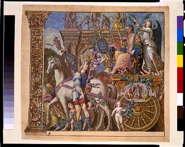 Triumph(us) Caesaris (The triumph of Julius Caesar), plate 9 LCCN93516622