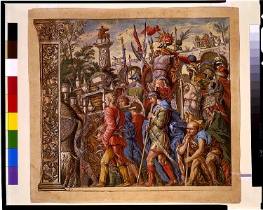 Triumph(us) Caesaris (The triumph of Julius Caesar), plate 6 LCCN93516612