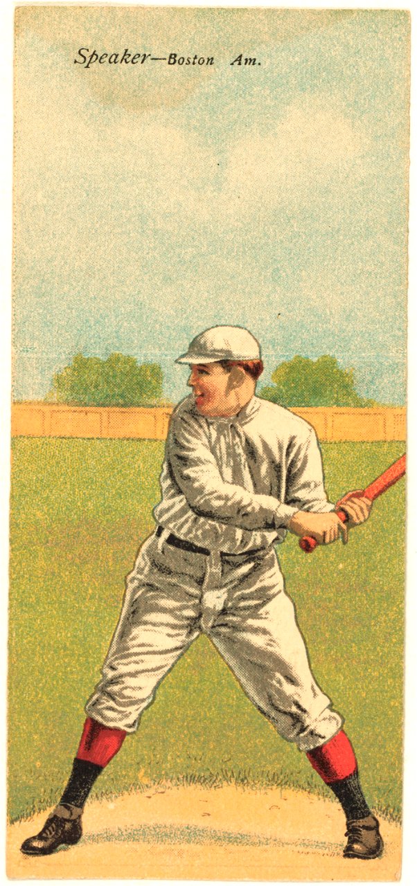 Tris Speaker-Earl Gardner, Boston Red Sox, baseball card portrait LCCN2007683878