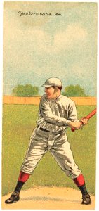 Tris Speaker-Earl Gardner, Boston Red Sox, baseball card portrait LCCN2007683878