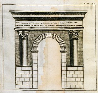Triumphal arch of Aunia Meliana - Spon Jacob - 1678