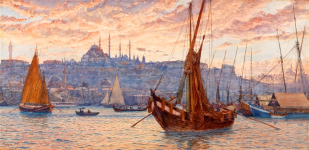 Tristram James Ellis - The Golden Horn - Google Art Project