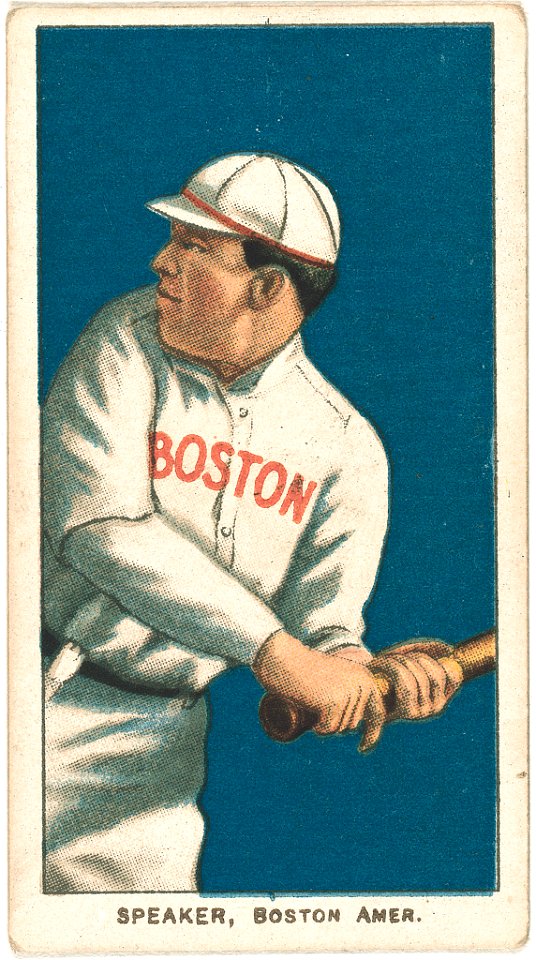 Tris Speaker, Boston Red Sox, baseball card portrait LCCN2008676432