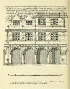 Trinity College Nevile's Court Willis 1886