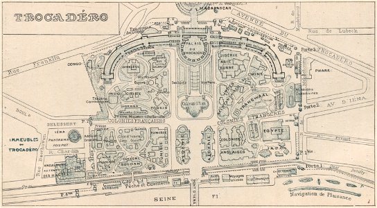 Trocadéro, Exposition universelle internationale de 1900