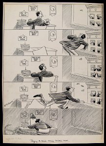 Trying to work during aviation week, September 17, 1912 (NBY 5519)
