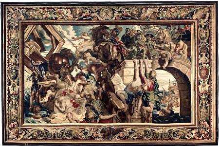 Triumph of Constantine over Maxentius at the Battle of the Milvian Bridge (tapestry) - 1623-1625