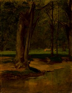Trout Stream North Conway-George Inness. Free illustration for personal and commercial use.