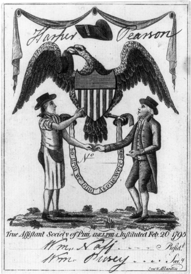 True Assistant Society of Philadelphia instituted Feb 26, 1795 LCCN2003674359