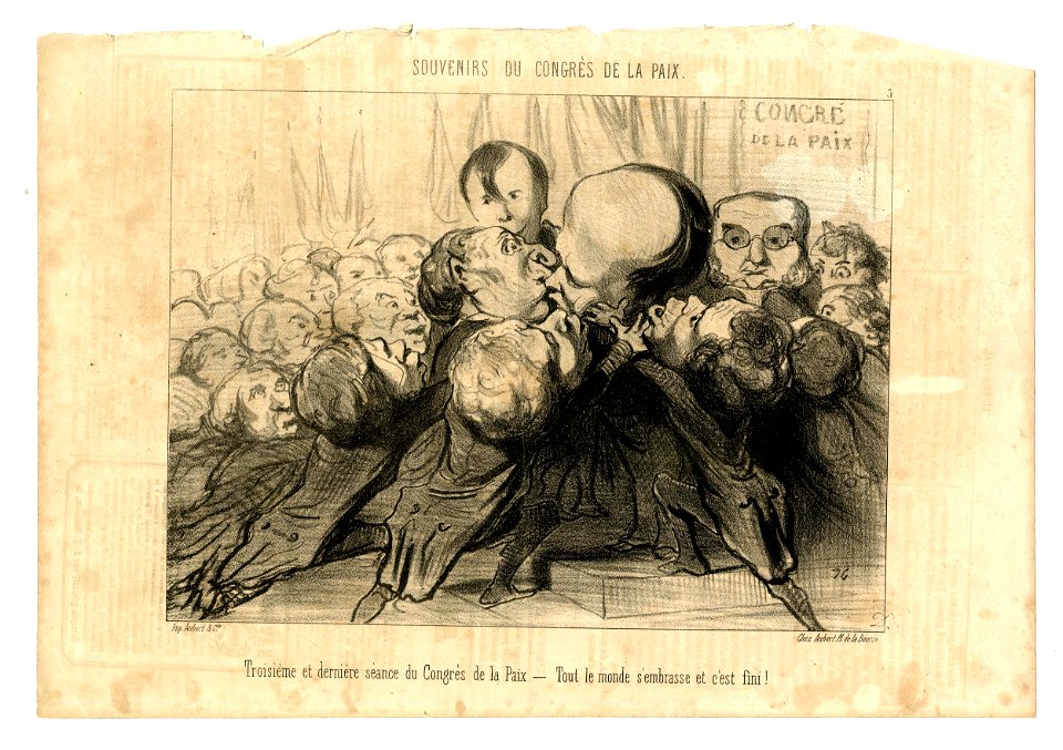 Troisième et dernière séance du Congrès de la Paix... (Third and last meeting of the Peace Congress...) (BM 1939,0602.55)