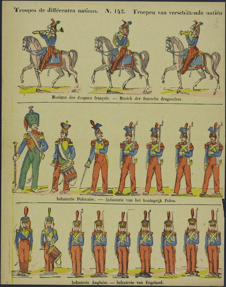 Troupes des différentes nations-Catchpenny print-Borms 0316