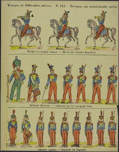 Troupes des différentes nations-Catchpenny print-Borms 0316