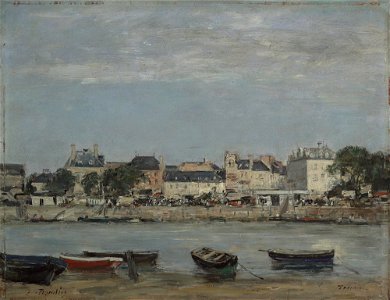 Trouville by Eugene Louis Boudin