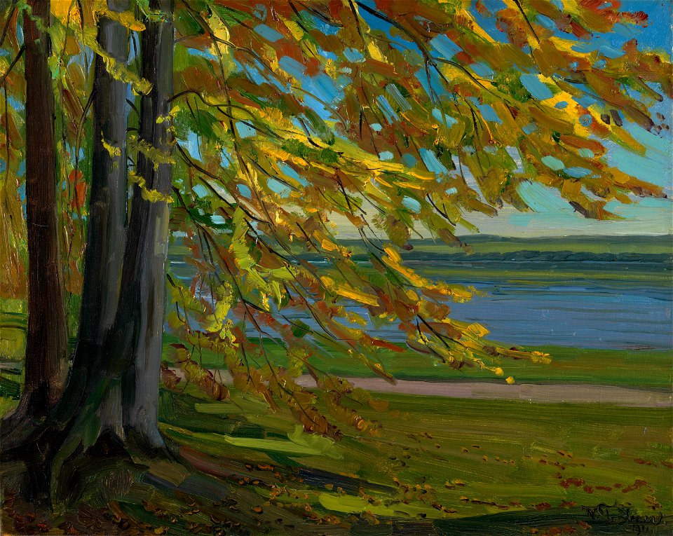 Wilhelm Trübner - Der Starnberger See (1911)