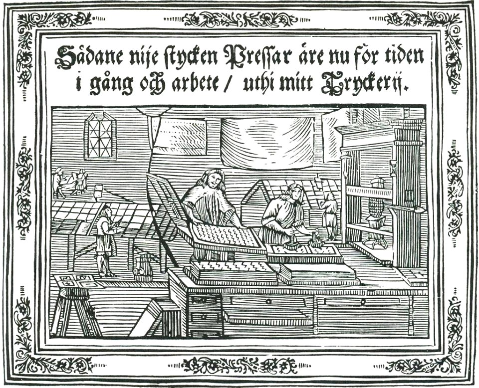 Tryckeri 1600-talet