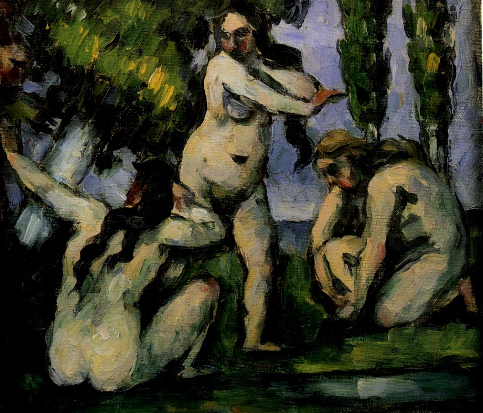 Trois Baigneuses, Paul Cézanne, 1874-75