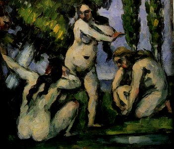 Trois Baigneuses, Paul Cézanne, 1874-75