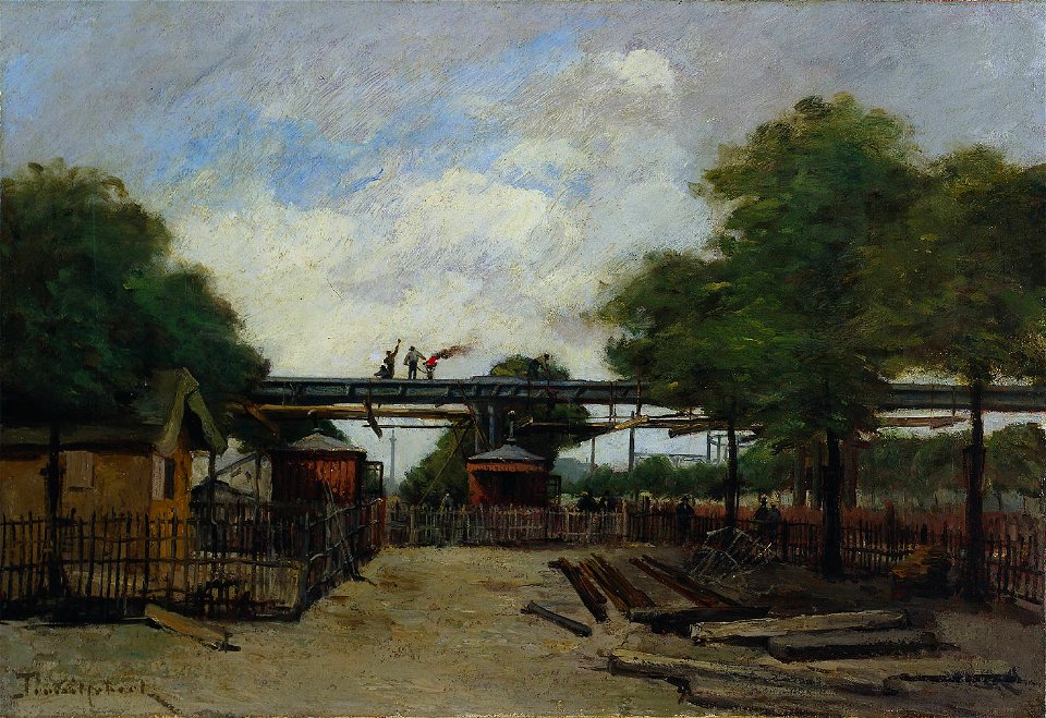 Paul-Désiré Trouillebert - Travaux de relèvement du chemin de fer de ceinture (1888)