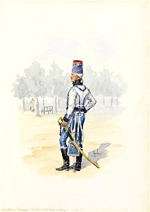 Trompette du 1er Hussard sous la 1ère République (Collection Dubois de l'Estang) (6)