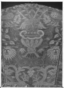 Tröja utan ärmar. Lejon - Livrustkammaren - 19101-negative