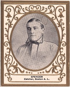 Tubby Spencer, Boston Red Sox, baseball card portrait LCCN2007683784