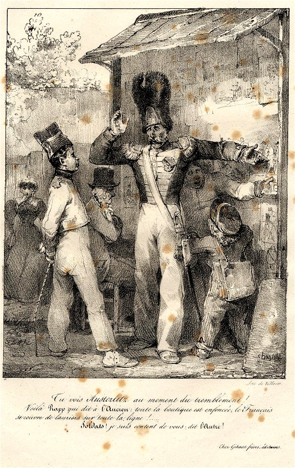 Tu vois Austerlitz au moment du tremblement! (BM 1880,0508.257)