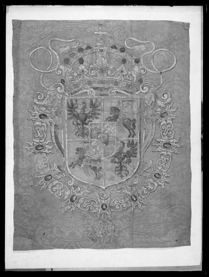 Trumpetfana från Vasa-hovet i Polen - Livrustkammaren - 77224