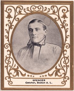 Tubby Spencer, Boston Red Sox, baseball card portrait LCCN2007683784