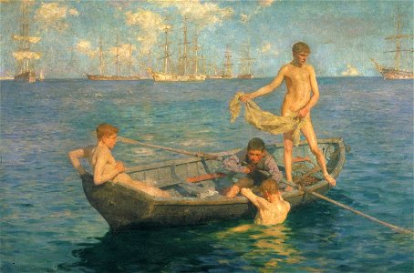 Tuke, Henry Scott (1858–1929), August Blue, 1894