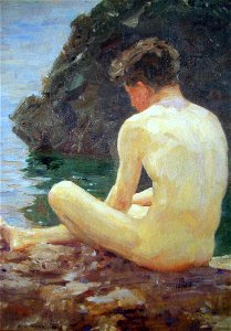 Henry Scott Tuke - July Sun (1913)