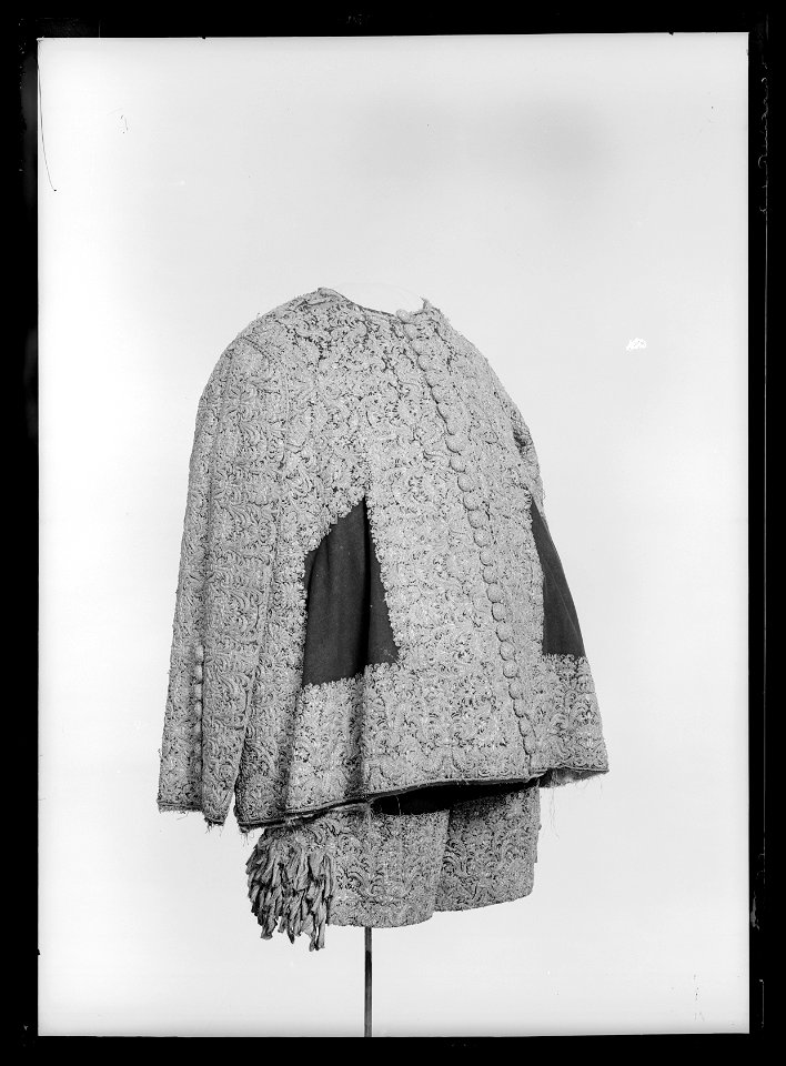 Tröja av mönstrad silverbrokad, ca 1650-1660 - Livrustkammaren - 77555