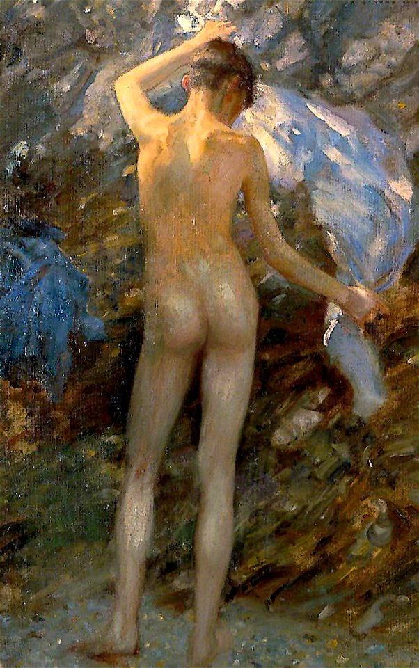 Henry Scott Tuke - The Blue Jacket